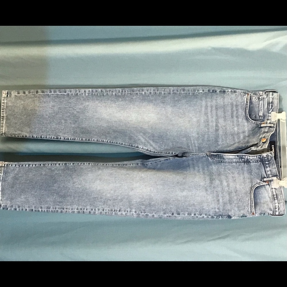 Express Original Slim Ankle High Rise Jeans